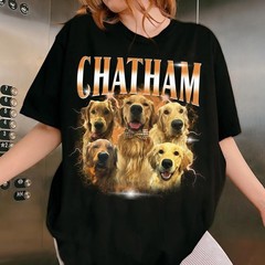 Custom Vintage Bootleg Pet T-Shirt Personalized Dog Portrait Remembrance Gift