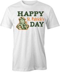 HAPPT ST. PATRICK’S DAY TShirt Tee Short-Sleeved Cotton CLOTHING S1WCA494