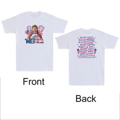 Joe Merica July 4Th Dirt 4Th Of July Independence Day Front & Back Print T-Shirt