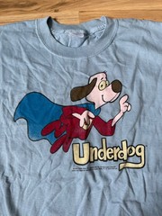 VTG Underdog T shirt Cartoon Network 2005 Y2K Super hero SIZE XL, free shipping