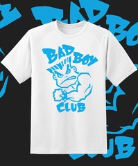 Bad Boy Club Retro Main BLUE Logo Retro Shirt Fast Ship!