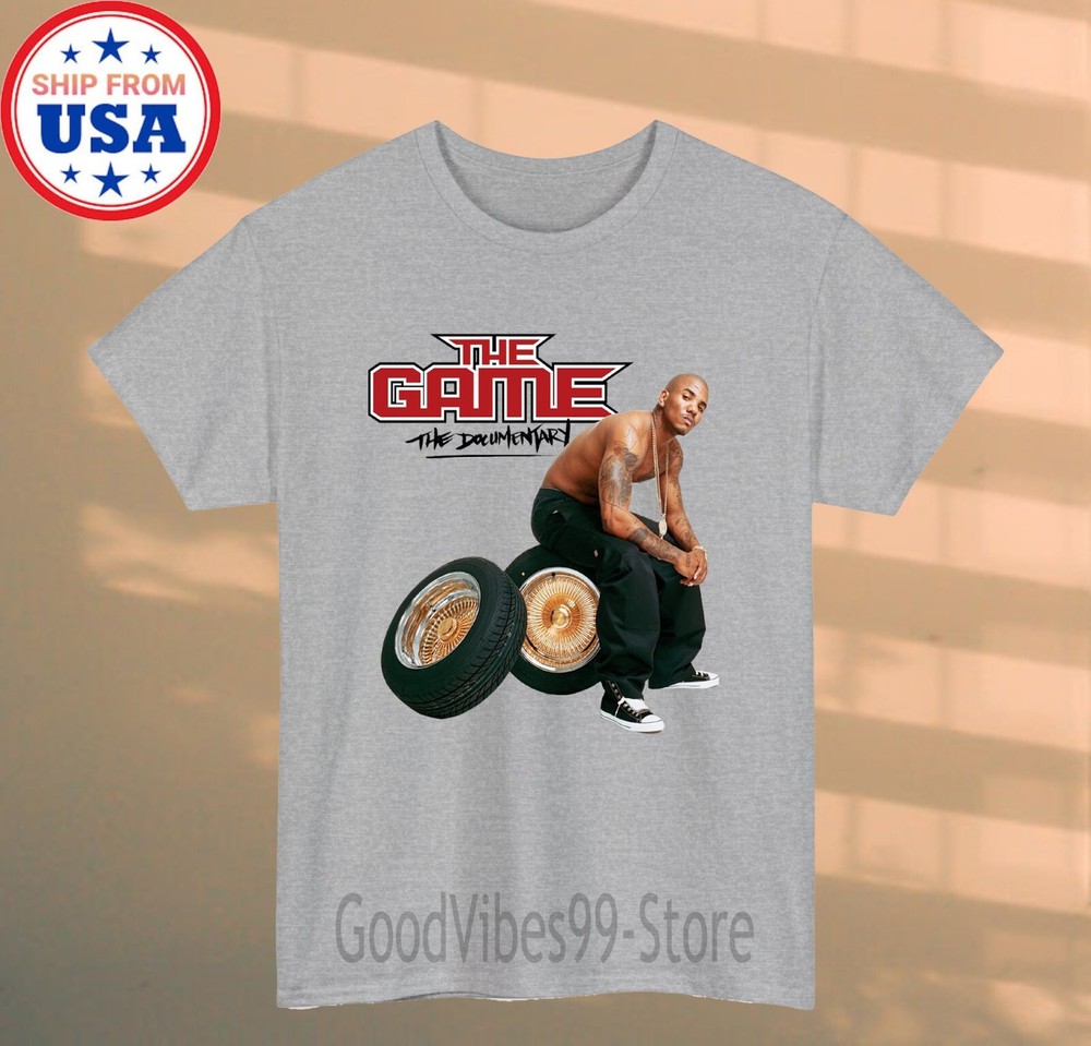 The Game The Documentary Men’s Grey T-shirt Size S-5XL