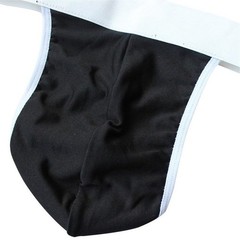 Men Sexy Bow Tie Underwear Briefs Pouch Thong Lingerie Premium Cotton Comfort…