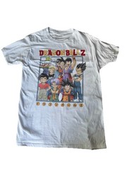 Dragon Ball Z Print White Crew Neck T-Shirt Men’s M