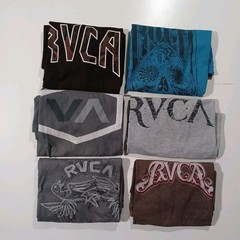Lot Of 6 RVCA Artist Network Program Graphic T Shirts Mens Sz L