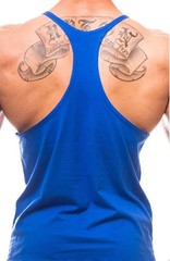 Men Cotton Gym Tank Top Y-Back Vest Sleeveless Breathable Fitness Muscle Shirt