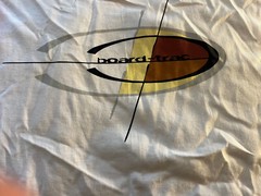 Board-trac t shirt new no tag vintage 90s Hanes Comfort T cotton S softwear
