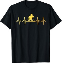 Funny DJ Art for Men Women Vinyl Record Lover Disc Jockey DJ Gift Unisex T-Shirt