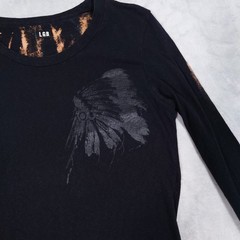 L.G.B. T-Shirt Size 1 Long Sleeve No Great Heart Ray LSC Slub Cotton