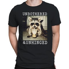 Unbothered Raccoon Meme Men’s T-shirt