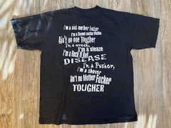 Vintage 90s Motley Crue Tour T-Shirt XXL I’m A Sick Mother Concert Tee Back Hit