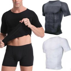 CGTFY Gynecomastia Compress Tank Top Men Slim Abs Body Shaper Vest Athletic Vest