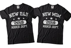 Pregnancy Reveal Matching T-shirts New Dad Mom Mothers Day Gift Fathers Day Gift
