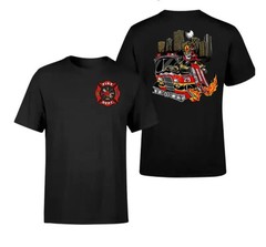 Fire Dept Engine 29 Skull Driver T-Shirt