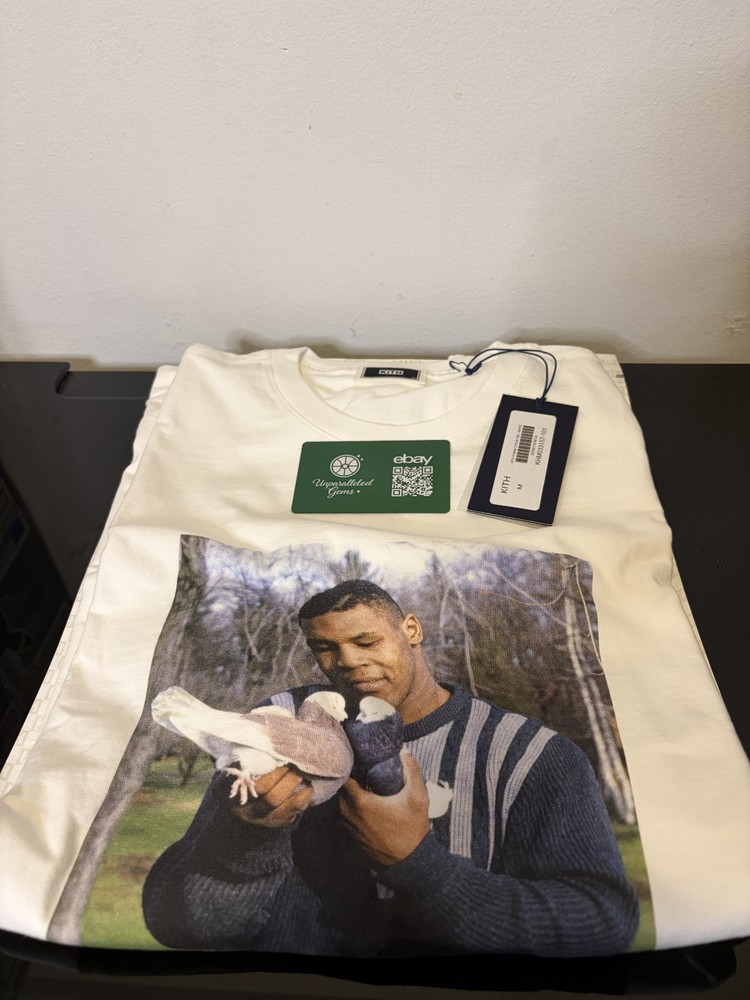 KITH x Mike Tyson Tee White Size Medium M *NEW SHIPS FAST*