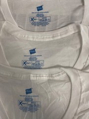 $30 Hanes Platinum Men’s White 3-Pack Tagless X-Temp V-Neck Undershirt Size S