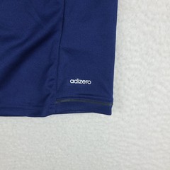Adidas Shirt Mens Small Blue Navy Climacool V Neck Athletic T-Shirt