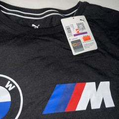 Puma BMW Motorsport Essential Logo Men’s T Shirt Black Sz XXL $40