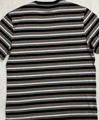 New Banana Republic Men’s Short Sleeve T-Shirt Gray Stripe Size M $20.00