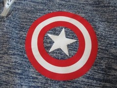 Marvel Comics Captian America Zip Sweater/Sweater Pull Over Men’s S (34-36)