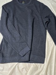Members Mark Mens Pullover Medium Size Blue Long Sleeves Top NWT