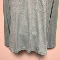 Ocean Coast Men’s Medium Teal Green L/S Pocket Henley T-Shirt NWT