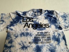 Mighty Fine Mens Tie Dye T Shirt Los Angeles Size Medium Graphic
