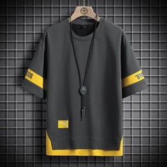 Hip Hop Oversize T-Shirt Loose Casual Men’s Streetwear Black White Short Sleeves