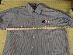 Vintage Live Band 1995 Tour Work Shirt Size XL Brokum Throwing Copper Tour