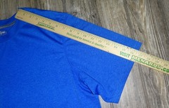 Epic Energy Zone Men’s Blue Polyester Short Slv Loose Fit T-Shirt Sz XL46-48