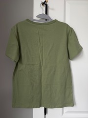 Women’s Olive Green Avocado Yoga Graphic T-Shirt Crew Neck Short Sleeve Tee