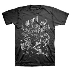 Black Rebel Motorcycle Club Vintage Moto Logo T-shirt
