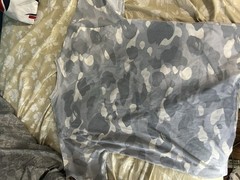 Bape city camo large ape head tee grey