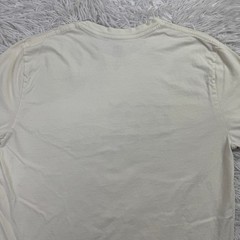Topo Designs Shirt Mens Large Ivory Graphic Tee Colorado USA 100% Organic Cotton