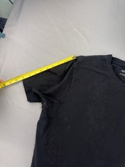 City Lab Black Crew Neck T-Shirt Size 2XL Stretch Slim Fit Short Sleeve