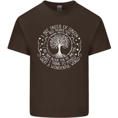 Trees What a Wonderful World Environment Mens Light Cotton T-Shirt
