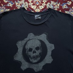 Vintage 2000s Gears Of War 2 Crimson Omen Xbox 360 Promo Video Game T-shirt