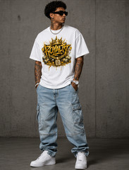 Pro Club Shakwear Custom ROYALTY Tee Shirt Big & Tall Graphic Streetwear T