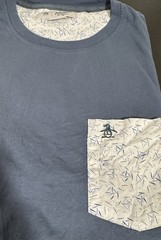 Original Penguin by Munsingwear Blue Tshirt Size XL Casual Preppy Weekend