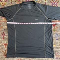 RAB Aeon T-shirt men’s short sleeve Base Layer climbing hiking Tech tee Size XL