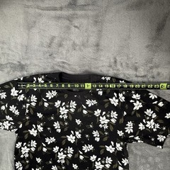 CSG Black Floral Print T Shirt Mens Large Cotton Short Sleeve Graphic Tee