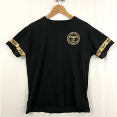 Boy London Black T-Shirt XS Men’s Gold Accent Bird Short Sleeve Logo Embroidered