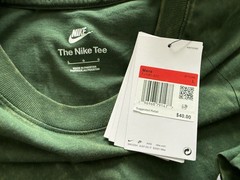 Nike Swoosh Stone Washed Embroidered Men’s Sz L Malachite Green T- Shirt New