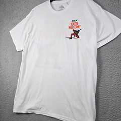 Marvel Deadpool T Shirt MENS XL White CASUAL Comics Retro MOVIE Disney tee NWT