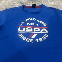 U.S. Polo Assn. T-Shirt Size Men’s Medium Blue USPA Graphic Short Sleeve Tee