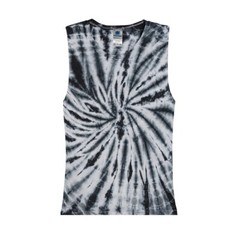 Multi-Color Tie Dye Muscle Tank Tops Sleeveless Adult XS to XXL Cotton