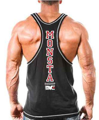 Monsta Clothing Workout Bodybuilding Wear TRAIN Racerback Mens Tank Top NEW