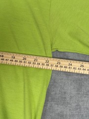 Lifeline Premium 2XL Sign Language Alphabet T-Shirt Green ASL Graphic Tee