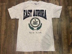 Vintage 1992 Hanes East Aurora New York Tshirt Medium USA Single Stitch