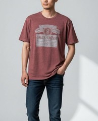 O’Neill Gold Series Men’s Size M Heather Red Graphic T-Shirt Tee